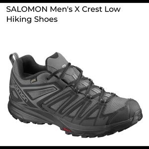 Salomon Mens X Crest Low Hiking Shoe Nearly New size 12 walking hiking